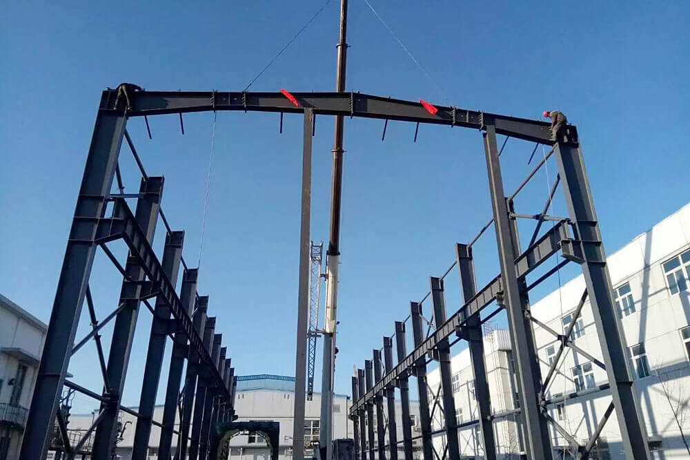 軌道交通整車試驗靜態(tài)檢測場廠房鋼結(jié)構(gòu)工程